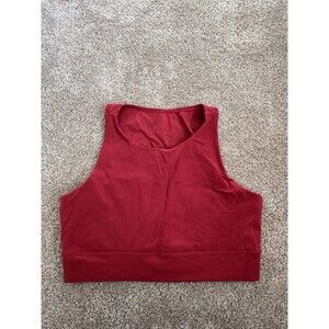 Elastique Athletics L'Original Lymphatic Massage Sports Bra Red XL  Activewear